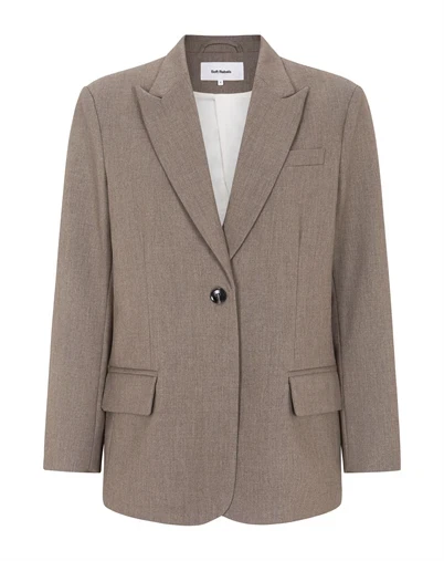 Soft Rebels - SRAubree Blazer - Silver Mink Melange
